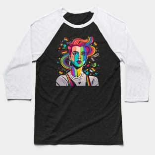 LGBTQ+ art Baseball T-Shirt